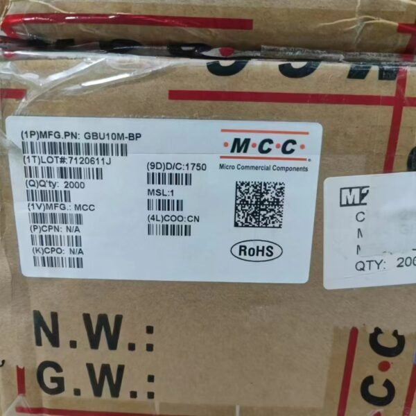 Comprehensive Overview of the MCC GBU10M Bridge Rectifier-100000 PCS