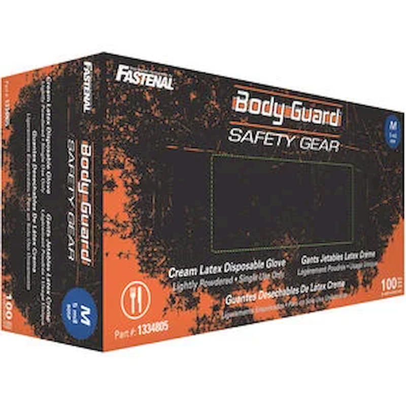 Latex disposable gloves