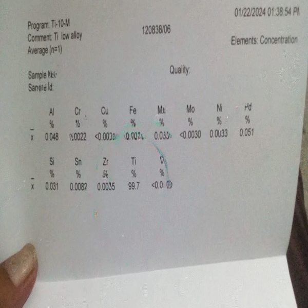 High-Temperature 99% Titanium Metal Scrap