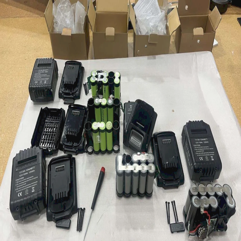 bulk 18650 batteries for electric tool battery sale and scrap resale