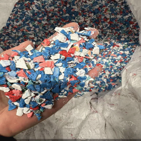 ABS flakes mixed color